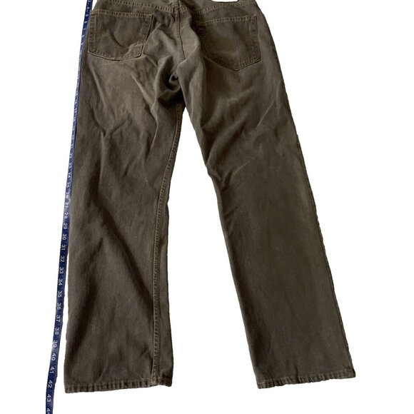 Levis 505 Regular Fit Men Jeans W36 L32 Gray 100% Cotton Vintage Denim Hong Kong - Picture 1 of 13